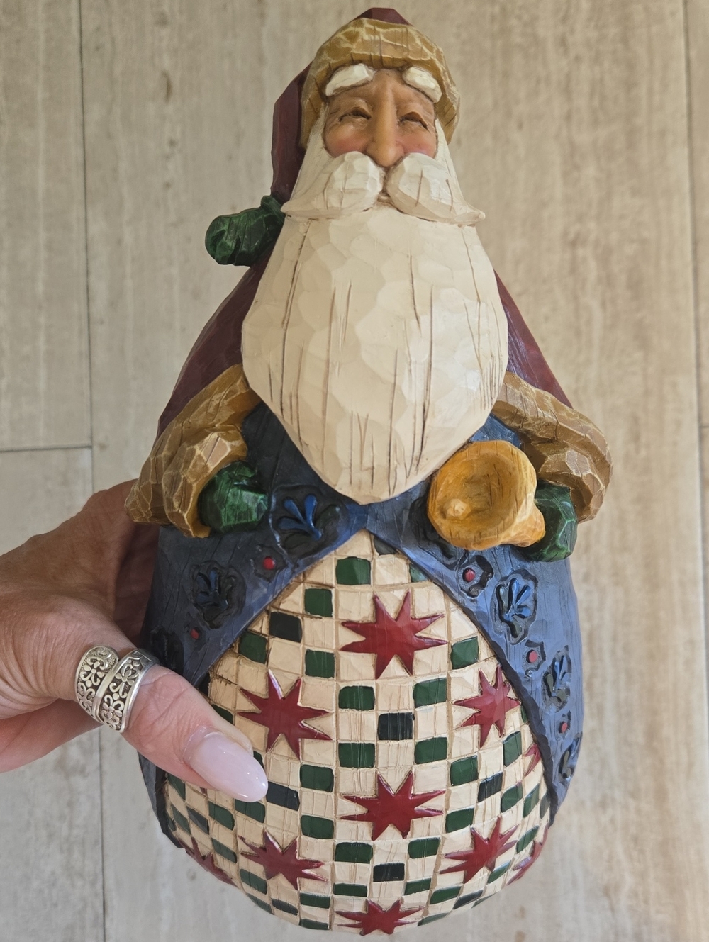 Jim Shore Heartwood Creek 2002 Santa Figurine